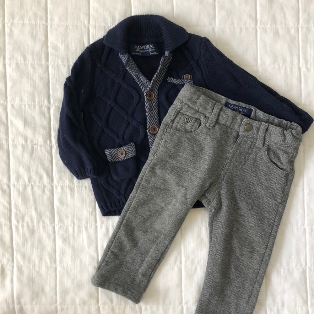 Mayoral Sweater & Pants set